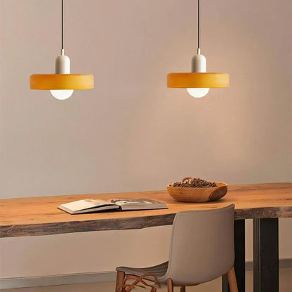 Scandinavian Glass Pendant Ceiling Lamp with Adjustable Suspension