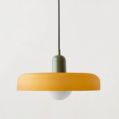 Scandinavian Glass Pendant Ceiling Lamp with Adjustable Suspension