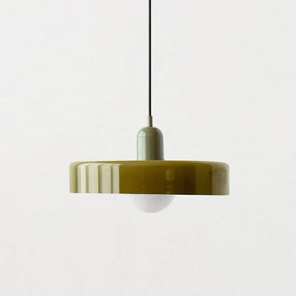 Scandinavian Glass Pendant Ceiling Lamp with Adjustable Suspension