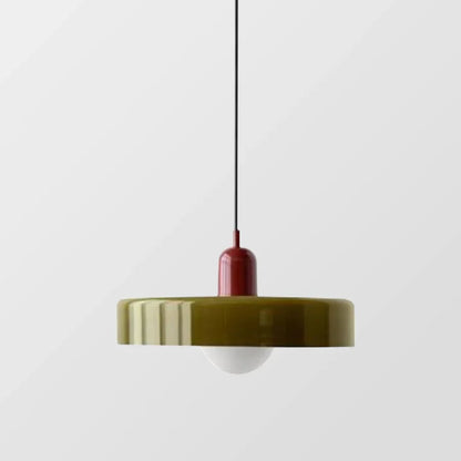 Scandinavian Glass Pendant Ceiling Lamp with Adjustable Suspension