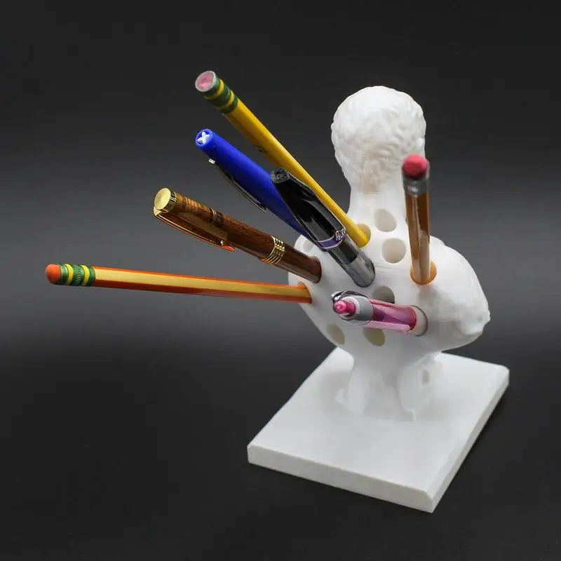 Sculptural Desk Organiser with Classic Decorative Design