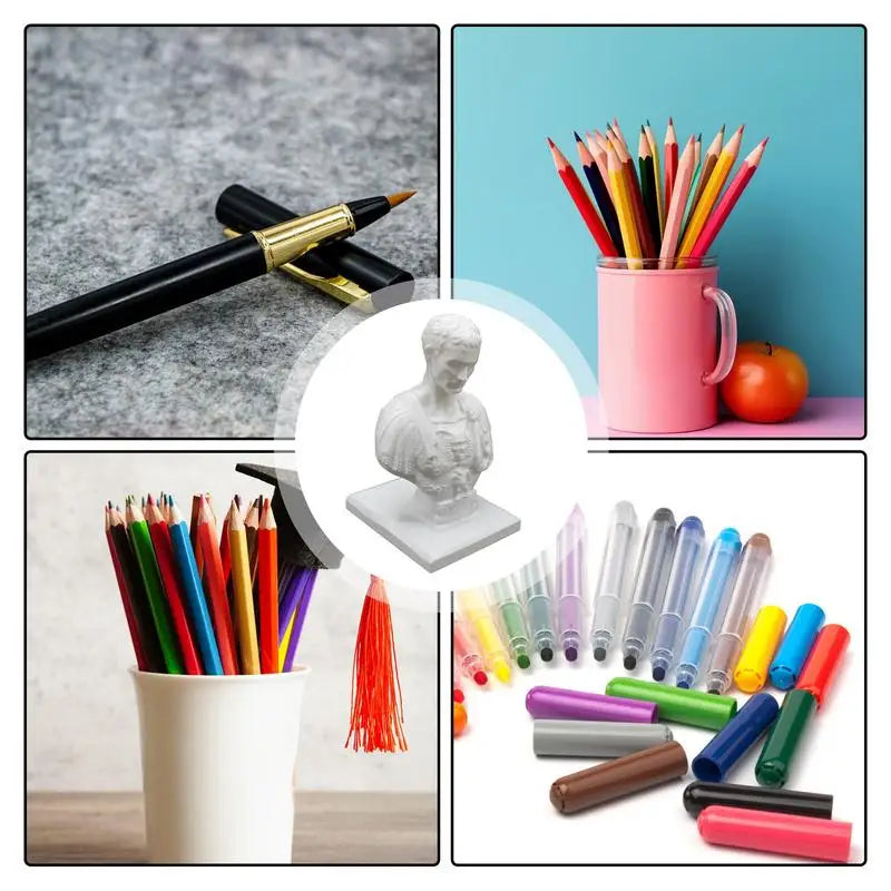 Sculptural Desk Organiser with Classic Decorative Design