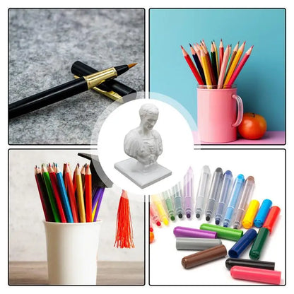 Sculptural Desk Organiser with Classic Decorative Design