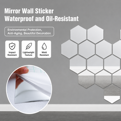 Self-Adhesive PET Mirror Film for Smooth Indoor Surfaces