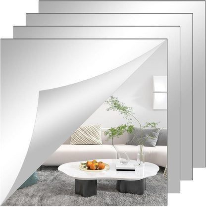 Self-Adhesive PET Mirror Film for Smooth Indoor Surfaces