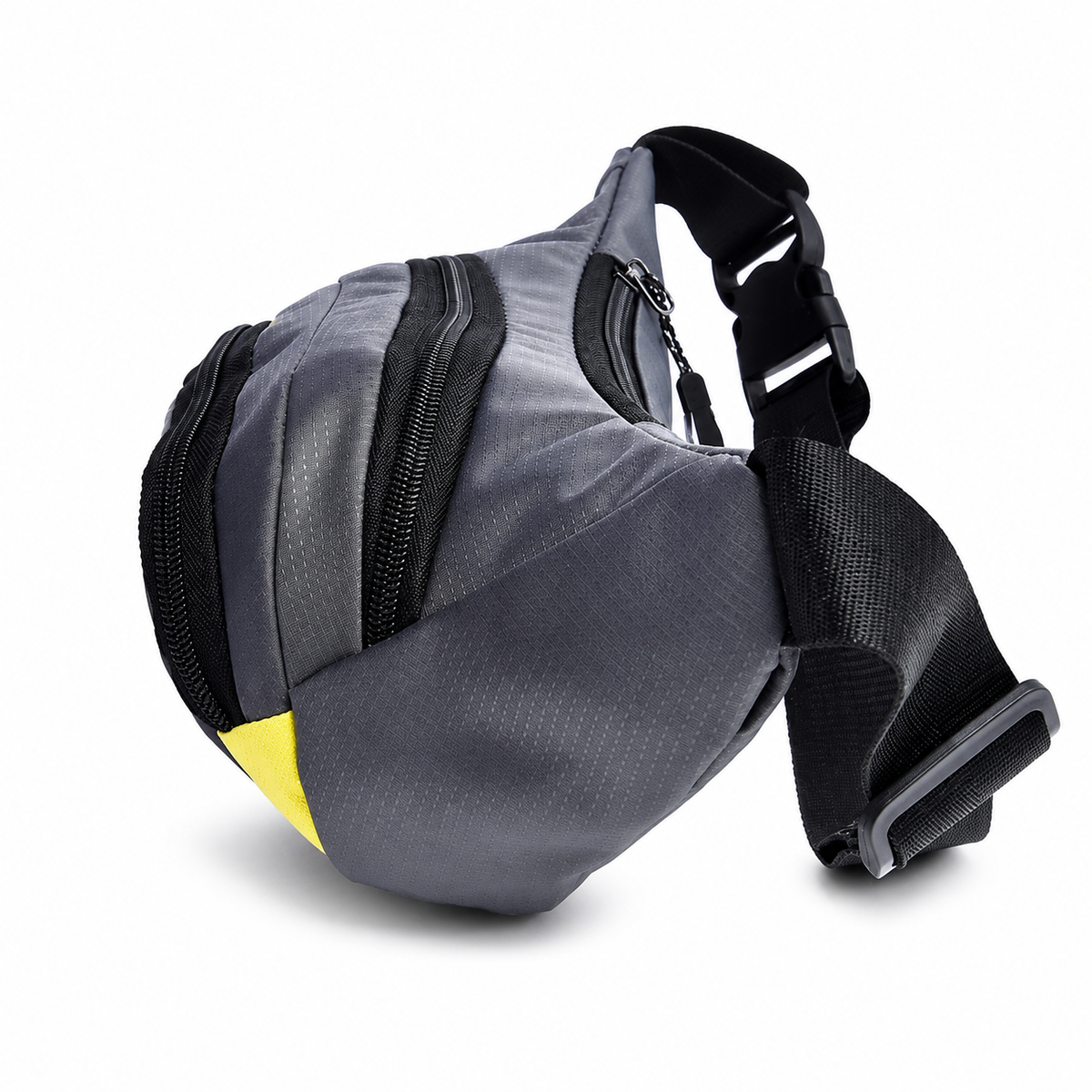 Slim Oxford Waist Pack with Adjustable Strap and Multiple Pockets
