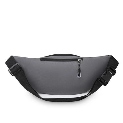 Slim Oxford Waist Pack with Adjustable Strap and Multiple Pockets