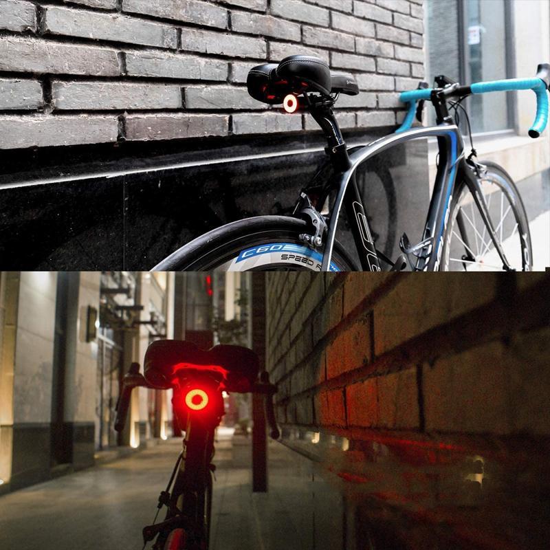 Smart Bicycle Rear Light with Brake Detection and USB Rechargeable Battery