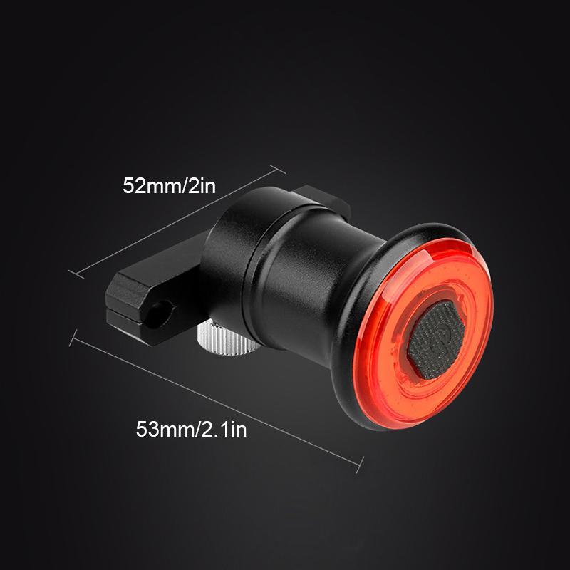 Smart Bicycle Rear Light with Brake Detection and USB Rechargeable Battery