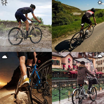 Smart Bicycle Rear Light with Brake Detection and USB Rechargeable Battery