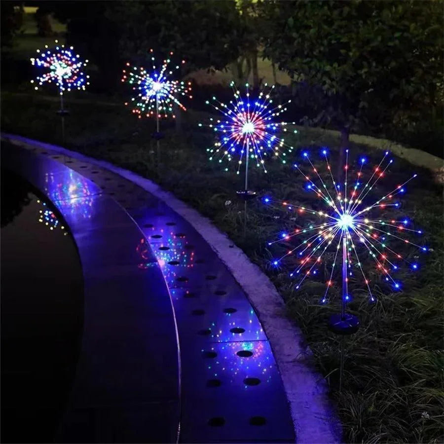 Solar Garden String Lights with 150 LEDs, 8 Lighting Modes, Flexible Copper Wire and IP65 Waterproof Design