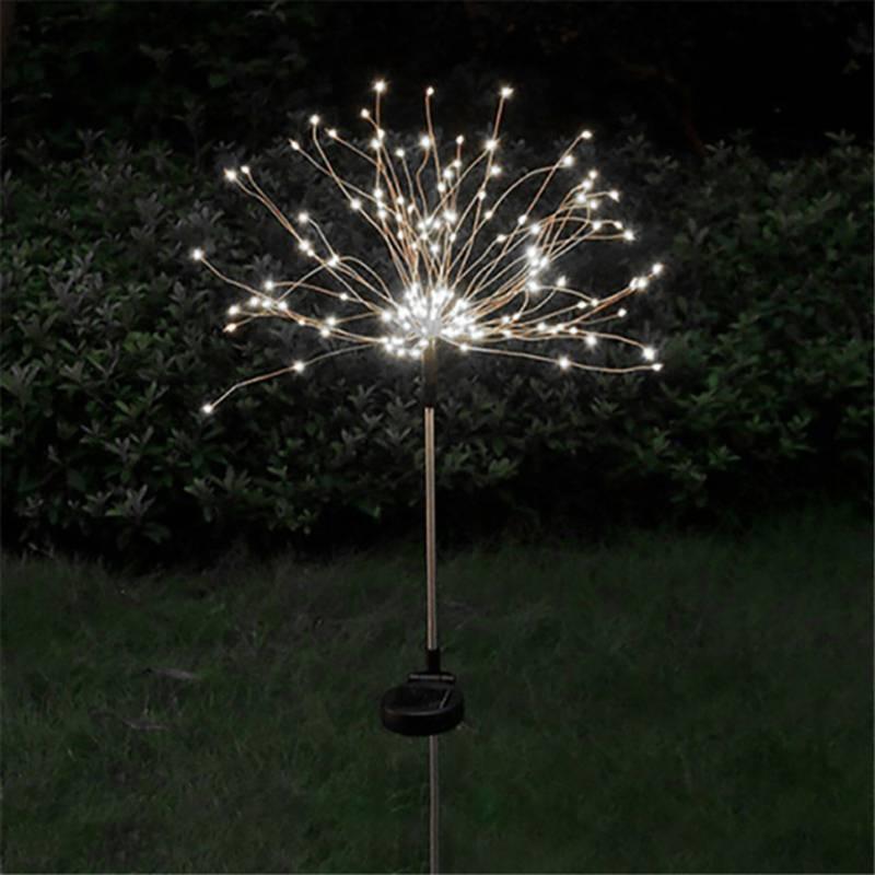 Solar Garden String Lights with 150 LEDs, 8 Lighting Modes, Flexible Copper Wire and IP65 Waterproof Design