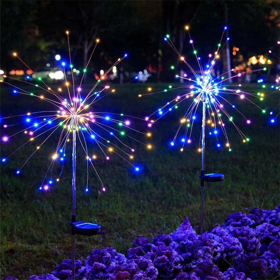 Solar Garden String Lights with 150 LEDs, 8 Lighting Modes, Flexible Copper Wire and IP65 Waterproof Design
