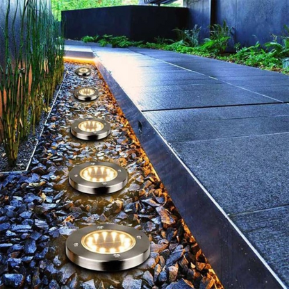 Solar LED Garden Lights with Automatic On/Off Function, IP65 Protection and 600mAh Battery