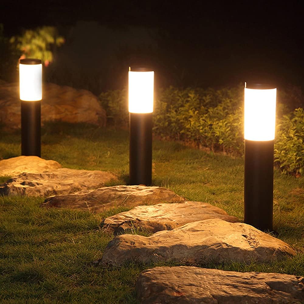 Solar LED Garden Path Lights with Automatic On/Off Function and Water-Resistant Design