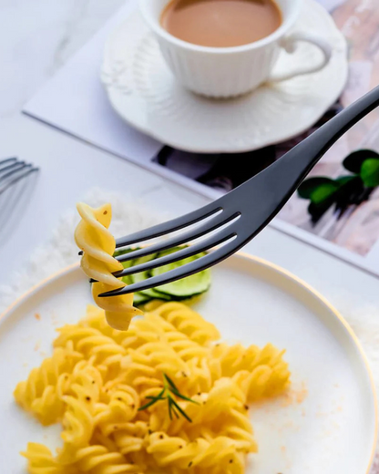 Stainless Steel Cutlery Set with Polished Finish and Ergonomic Design