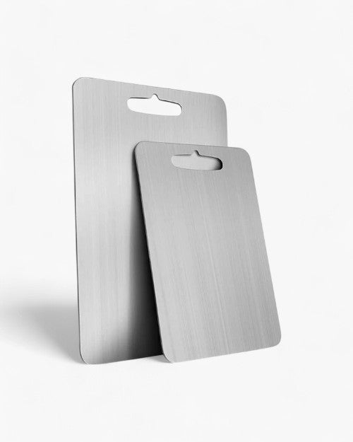 Stainless Steel Cutting Board with Non-Porous Antibacterial Surface