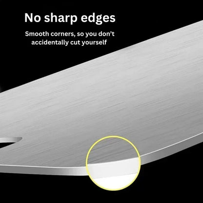 Stainless Steel Cutting Board with Non-Porous Antibacterial Surface