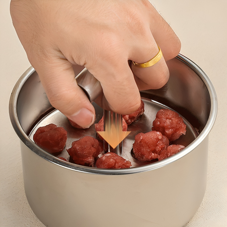 Stainless Steel Meatball Maker for Uniform Food Portions