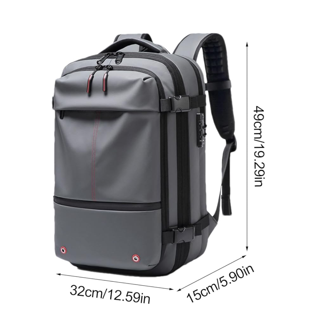 Structured 60L Compression Rucksack with Expandable Storage