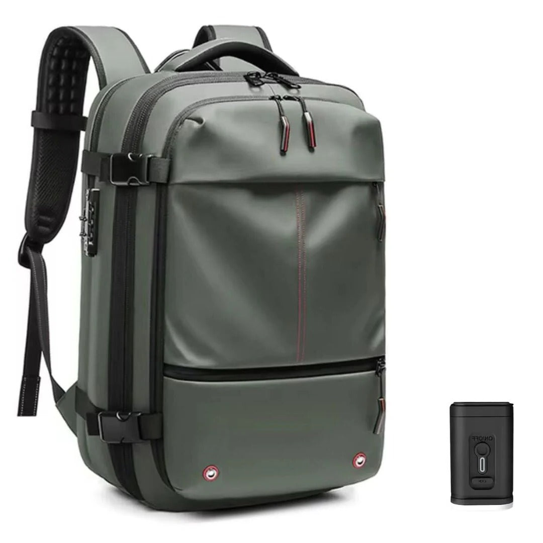 Structured 60L Compression Rucksack with Expandable Storage