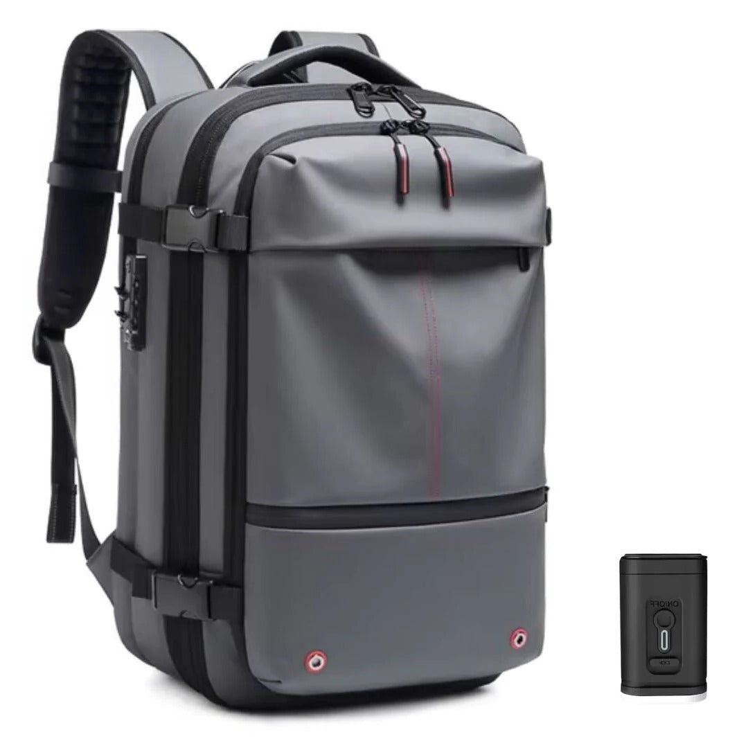 Structured 60L Compression Rucksack with Expandable Storage