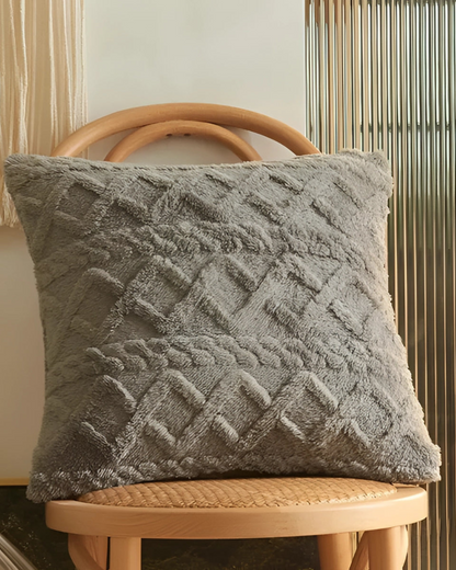 Textured Geometric Cushion Cover for Modern Interiors