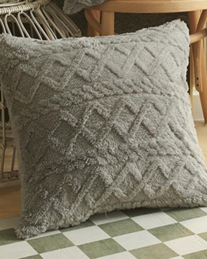 Textured Geometric Cushion Cover for Modern Interiors