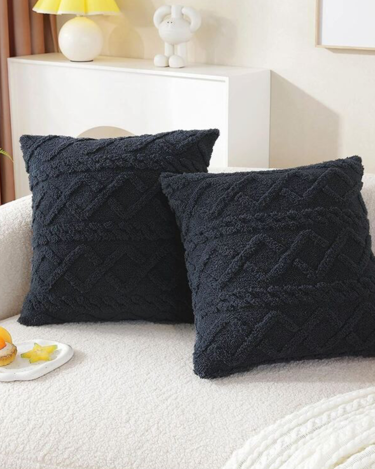 Textured Geometric Cushion Cover for Modern Interiors