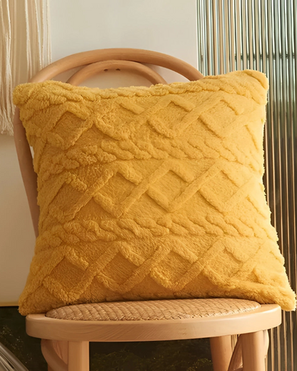 Textured Geometric Cushion Cover for Modern Interiors