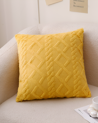 Textured Geometric Cushion Cover for Modern Interiors