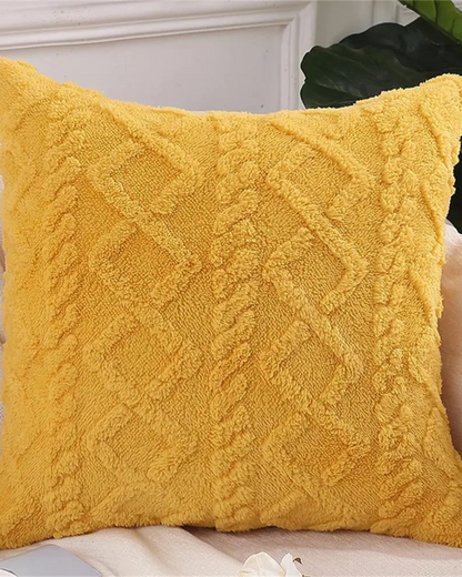 Textured Geometric Cushion Cover for Modern Interiors