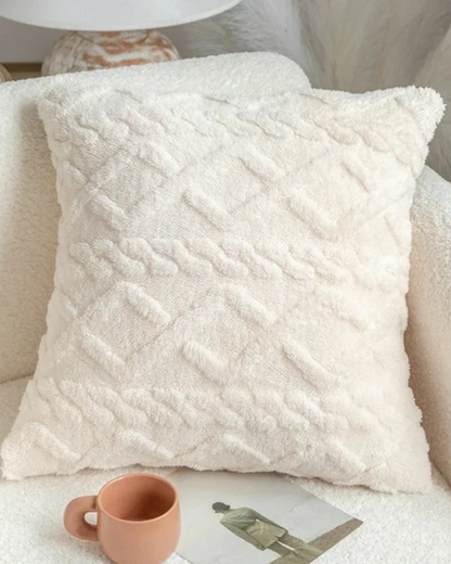 Textured Geometric Cushion Cover for Modern Interiors