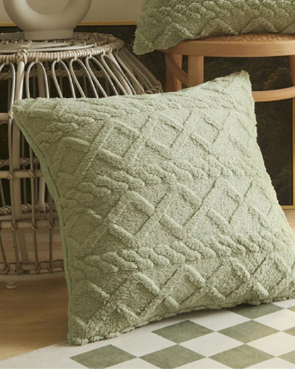 Textured Geometric Cushion Cover for Modern Interiors