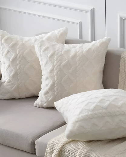 Textured Geometric Cushion Cover for Modern Interiors