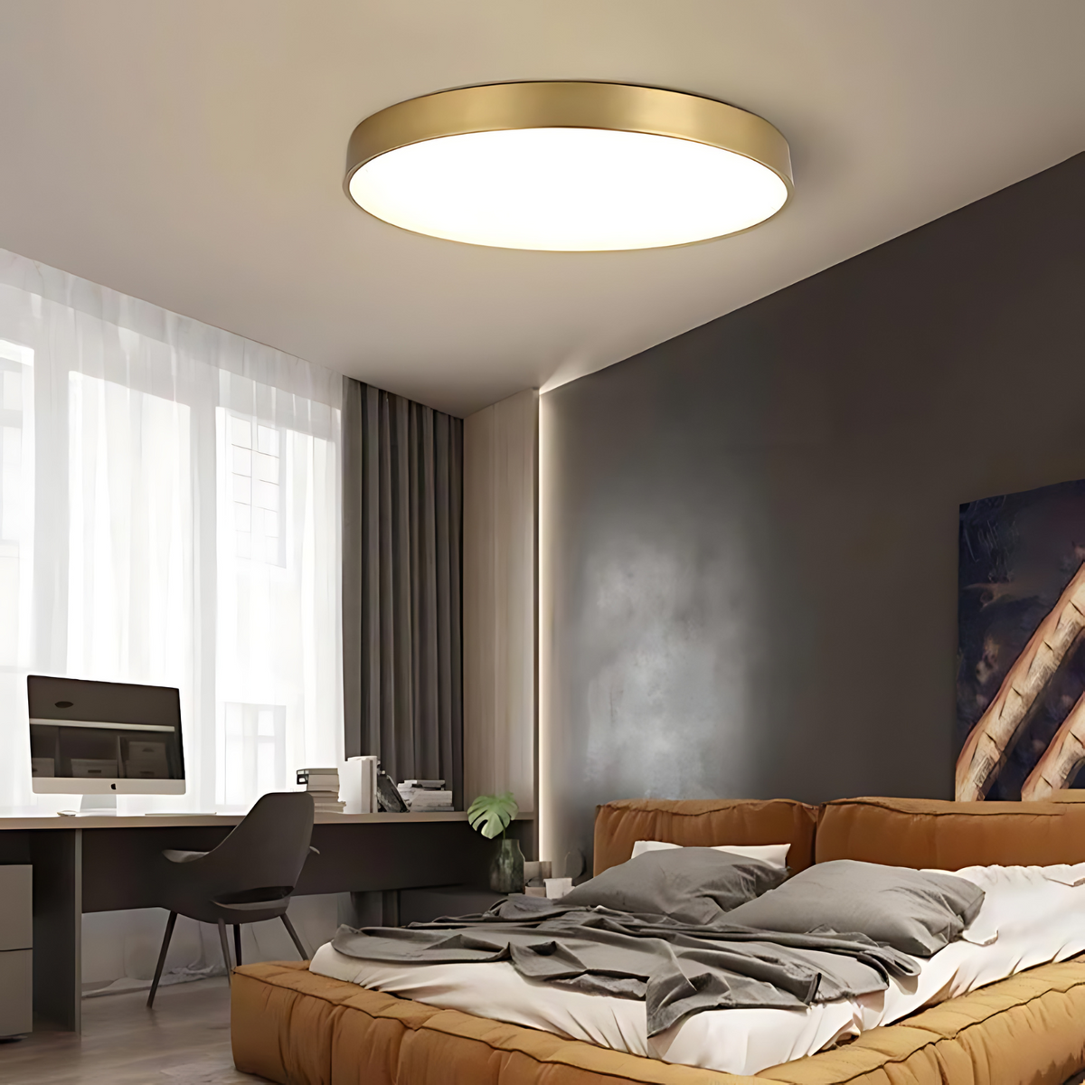 Timeless Ceiling Light with Refined Minimalist Design
