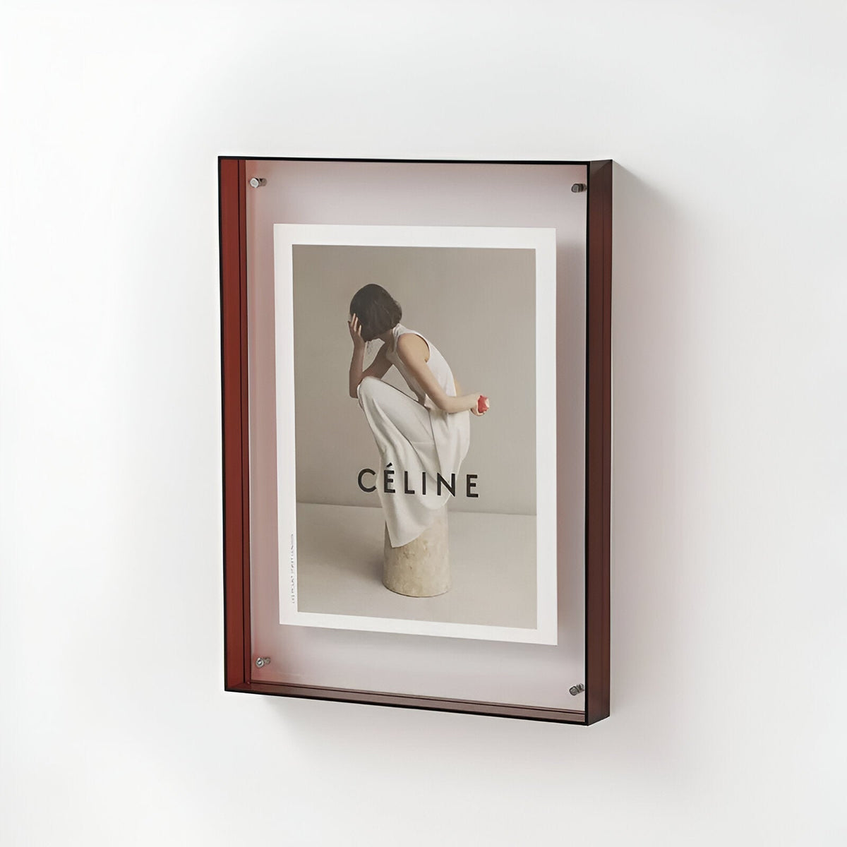 Transparent Acrylic Photo Frame with Minimalist Modern Design