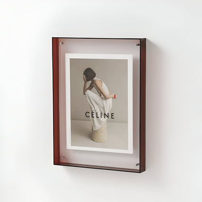 Transparent Acrylic Photo Frame with Minimalist Modern Design