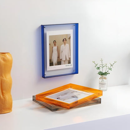 Transparent Acrylic Photo Frame with Minimalist Modern Design