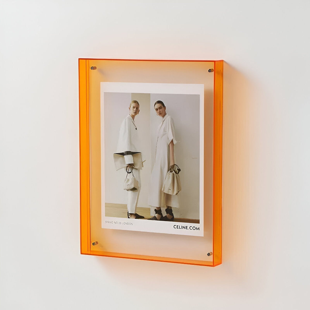 Transparent Acrylic Photo Frame with Minimalist Modern Design