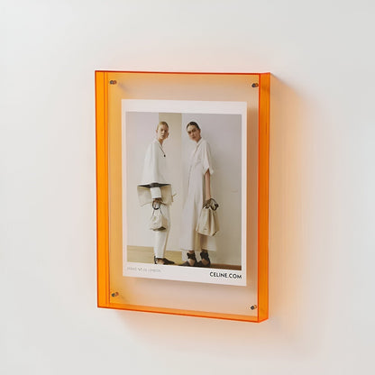 Transparent Acrylic Photo Frame with Minimalist Modern Design