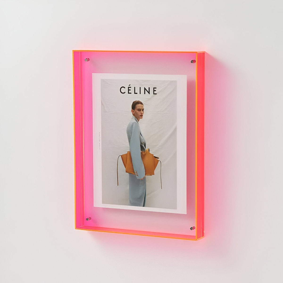 Transparent Acrylic Photo Frame with Minimalist Modern Design