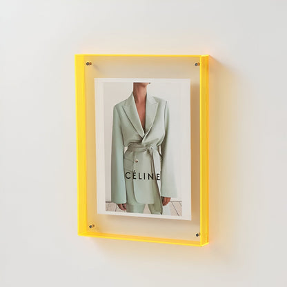 Transparent Acrylic Photo Frame with Minimalist Modern Design