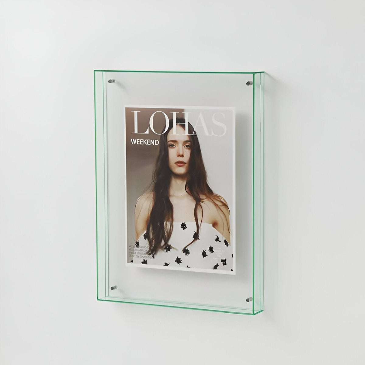 Transparent Acrylic Photo Frame with Minimalist Modern Design