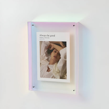 Transparent Acrylic Photo Frame with Minimalist Modern Design