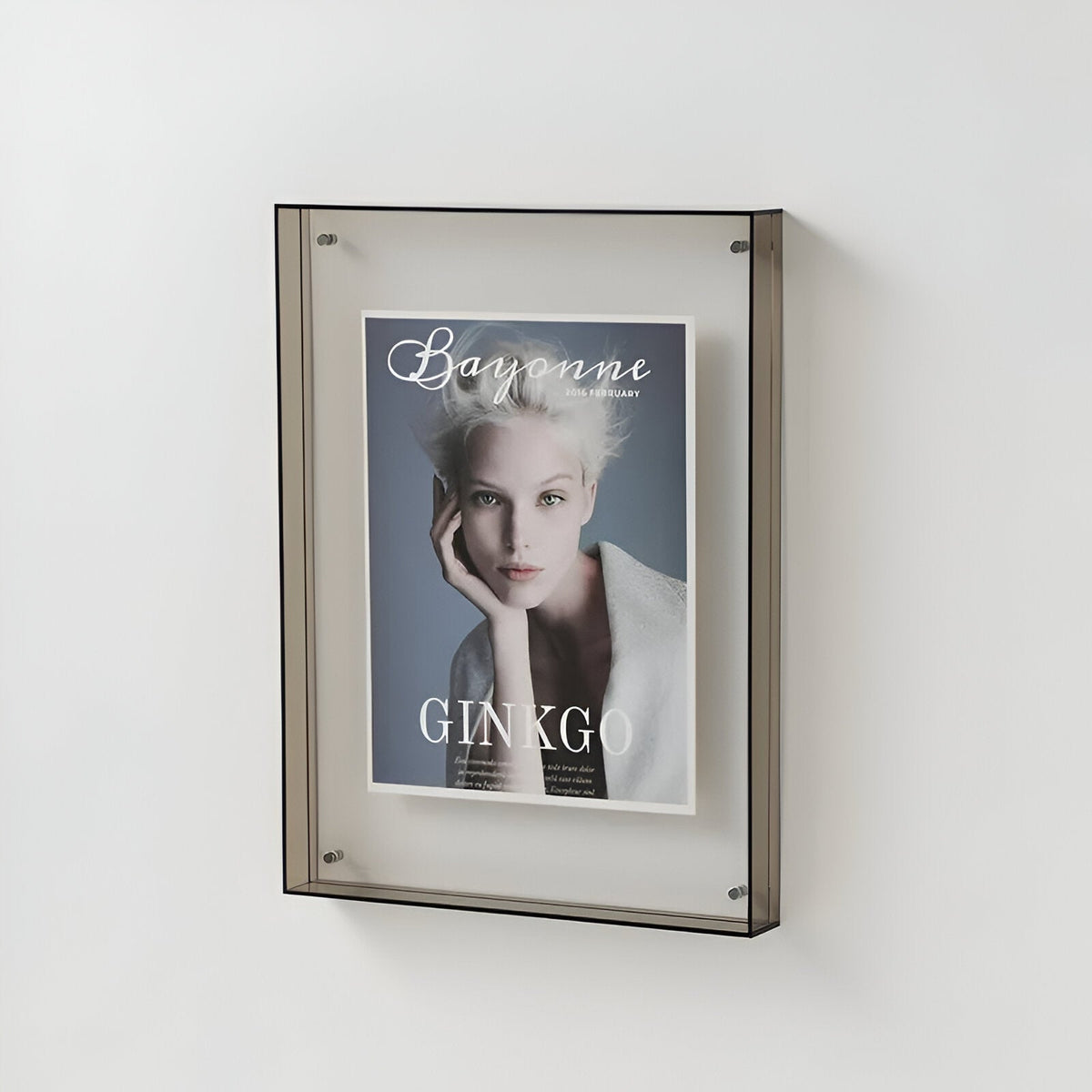 Transparent Acrylic Photo Frame with Minimalist Modern Design