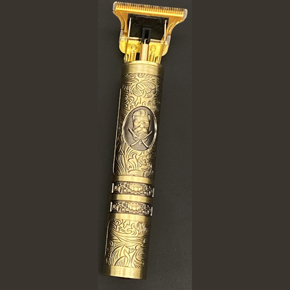 Vintage Rechargeable Hair & Beard Trimmer - Waterproof with 4 Attachments