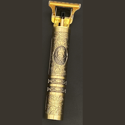 Vintage Rechargeable Hair & Beard Trimmer - Waterproof with 4 Attachments