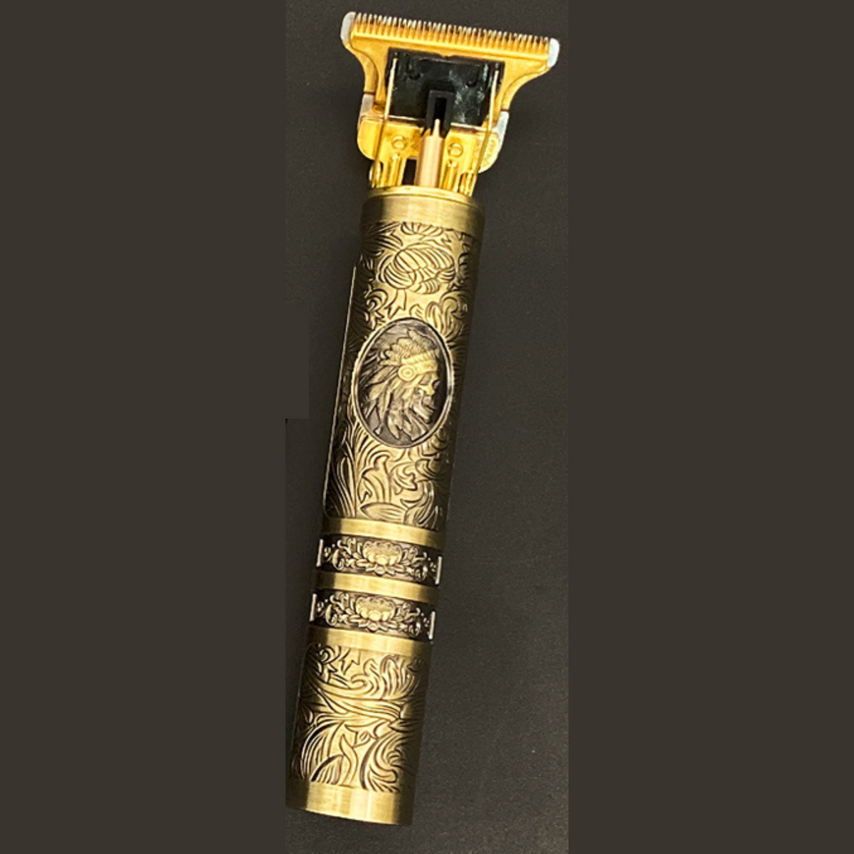 Vintage Rechargeable Hair & Beard Trimmer - Waterproof with 4 Attachments