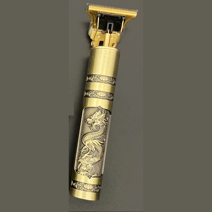 Vintage Rechargeable Hair & Beard Trimmer - Waterproof with 4 Attachments